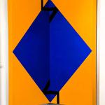 CORNER DIAMOND DIPTYCH Orange and Blue
SOLD