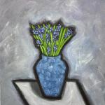 GRAPE HYACINTH acrylic on canvas